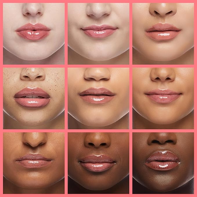 KEYBO Lip Plumper Dotom Lip Plus 16 Colors, 3 Steps Extreme Plumping Clear Lip Gloss by Essence Lip Care Oil & 16 Color Tints from Korean Makeup (32. GM-Cherry Ade)