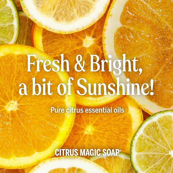 Dr. Bronner's Pure-Castile Magic Soap Liquid (Citrus, 8 Ounce) - Made with Regenerative Organic Certified Oils, 18-in-1 Uses: Face, Body, Hair, Laundry, Pets and Dishes, Concentrated, Vegan, Non-GMO