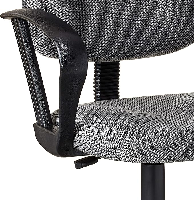 Boss Office Products B1617-GY Ergonomic Works Drafting Chair with Loop Arms in Grey