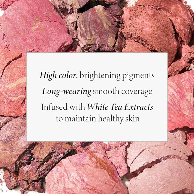 LAURA GELLER NEW YORK Baked Blush-n-Brighten Marbleized Blush + Angled Brush (06 Pink Grapefruit, 47mm)