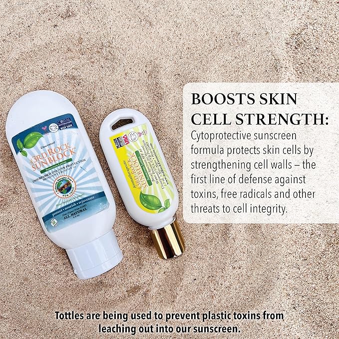 3rd Rock Essentials | 3rd Rock Sunblock® SunScreen Lotion SPF 35 | All Natural Organic Zinc Aromatherapeutic Sunscreen for Sun Protection | All Natural Personal Care (3.3 oz | Single)