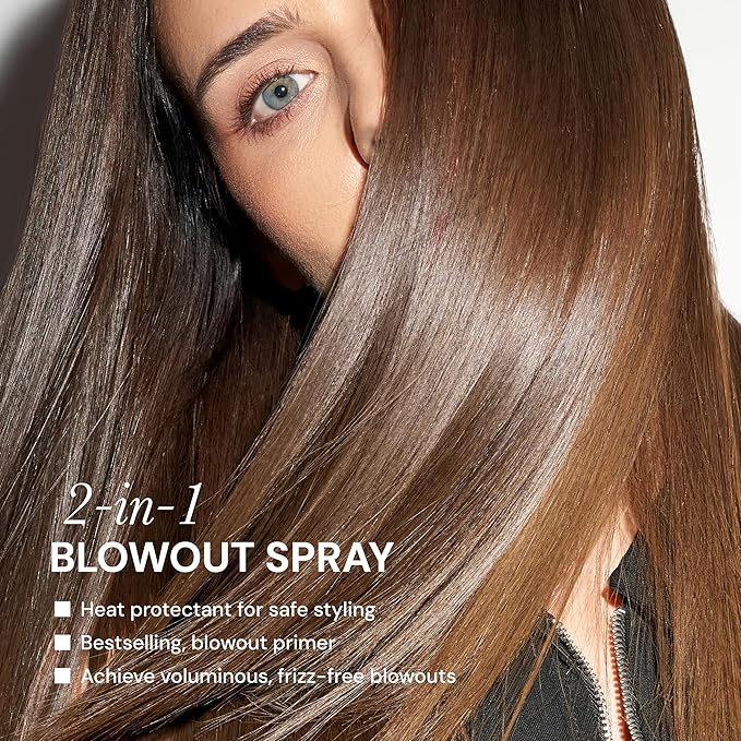 L'ANGE HAIR Glass Hair Heat Protectant Spray | Anti-Frizz Blow Dry Mist | Long Lasting Hold & Shine | Humidity Protection | Thermal Heat Protection Spray | Lightweight Blow Out Primer, 5 fl oz, 2-Pack
