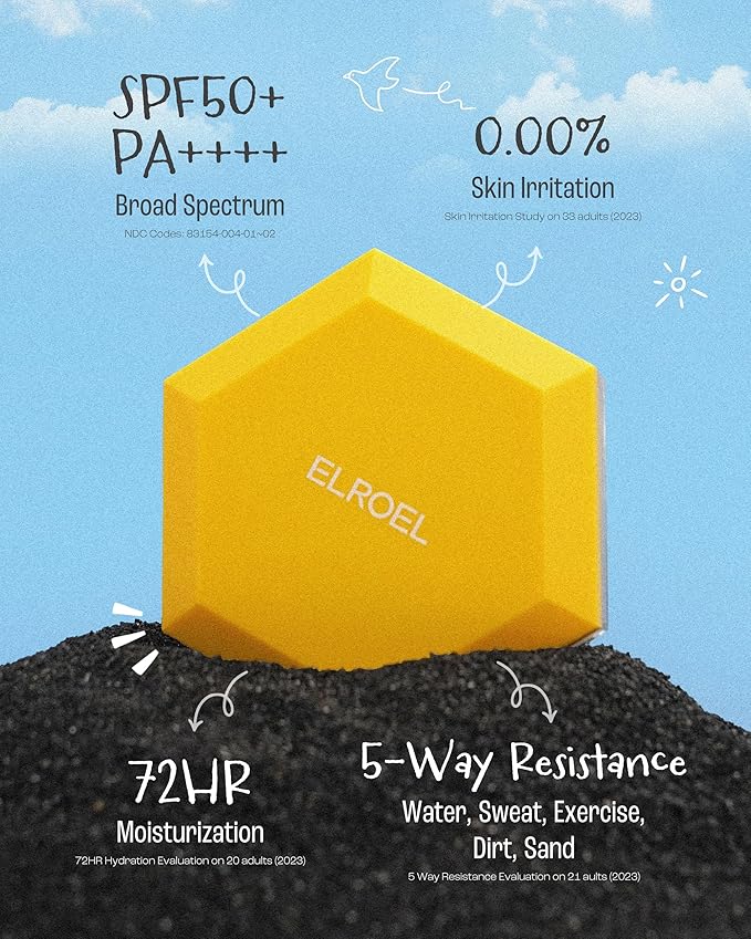 Pang Pang Big Sun Cushion Plus Refill - Korean Hypoallergenic & Cooling Face Sunscreen with Puff Sponge - Broad Spectrum SPF50+ PA++++ (0.88 oz)